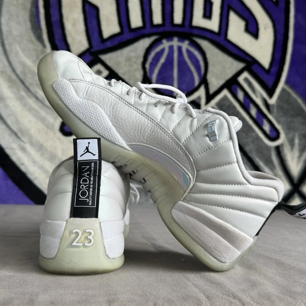 Size 13 - Nike Air Jordan 12 Low Retro Easter DB0733-190 White/Blue